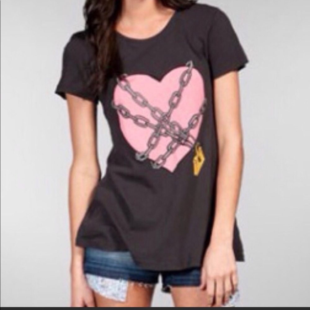 COPY - Wildfox Open Heart Graphic Tee